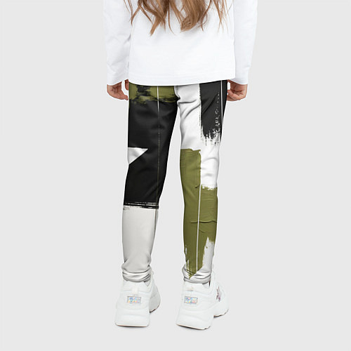 Детские легинсы Haval логотип / 3D-принт – фото 4