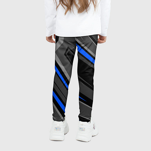 Детские легинсы BMW - blue line / 3D-принт – фото 4