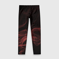 Леггинсы для девочки Color smoke red, цвет: 3D-принт