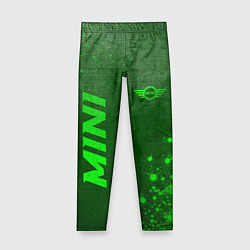 Леггинсы для девочки Mini - green gradient вертикально, цвет: 3D-принт