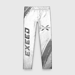Леггинсы для девочки Exeed - white gradient вертикально, цвет: 3D-принт