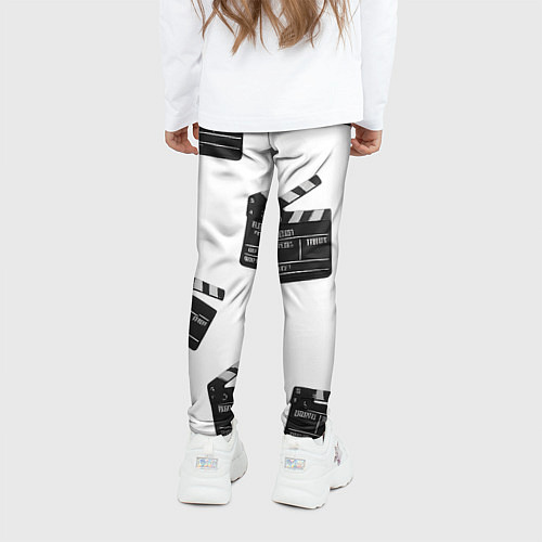 Детские легинсы Съёмочная хлопушка / 3D-принт – фото 4