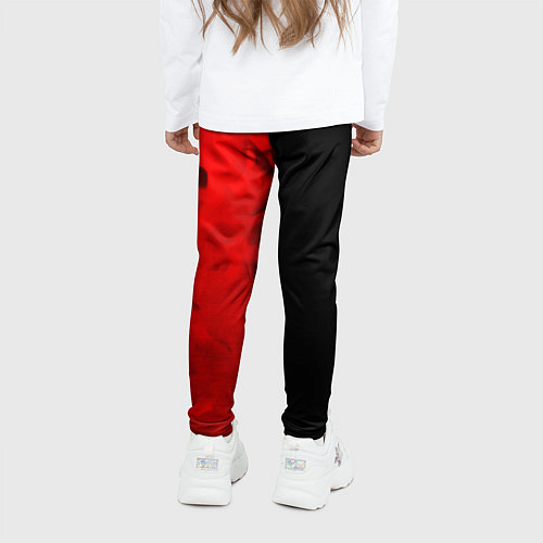 Детские легинсы Sally Face - red gradient по-вертикали / 3D-принт – фото 4