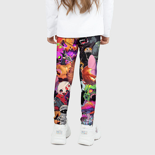 Детские легинсы Страшилки / 3D-принт – фото 4