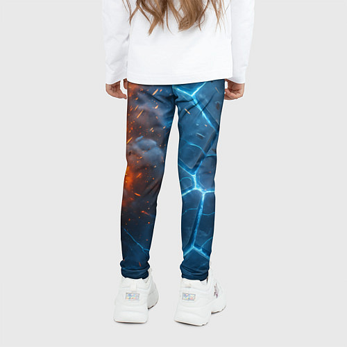 Детские легинсы Взрыв из объемных плит / 3D-принт – фото 4