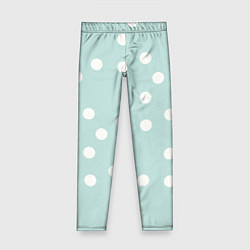 Леггинсы для девочки Снежная морская пена, цвет: 3D-принт