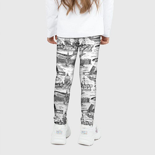 Детские легинсы Питер и корюшка / 3D-принт – фото 4