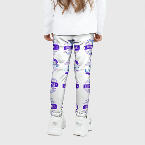 Детские легинсы Easter holidays / 3D-принт – фото 4