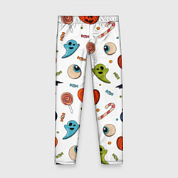 Леггинсы для девочки Halloween pumpkin show, цвет: 3D-принт