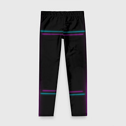 Детские легинсы Neon pink light blue