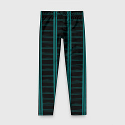 Детские легинсы Color blue dark stripe