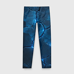 Леггинсы для девочки Неоновые плиты с камуфляжем, цвет: 3D-принт