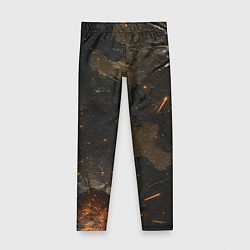 Леггинсы для девочки Камуфляж со следами от пуль, цвет: 3D-принт