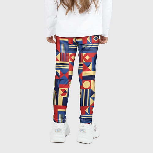 Детские легинсы Геометрический карнавал / 3D-принт – фото 4