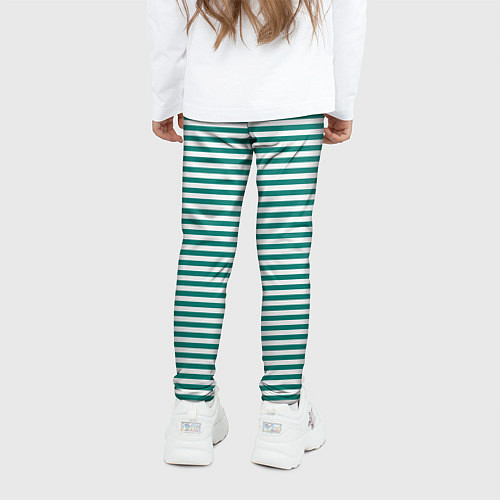 Детские легинсы Тельняшка пограничника / 3D-принт – фото 4