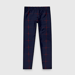 Детские легинсы Color dark blue red crosses