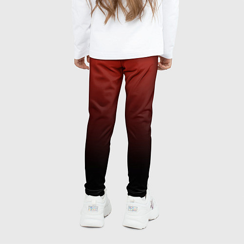 Детские легинсы Red gradient / 3D-принт – фото 4