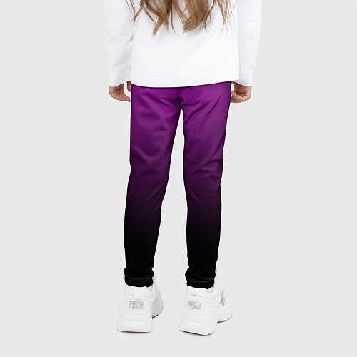 Детские легинсы Purple gradient / 3D-принт – фото 4