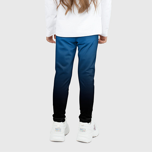 Детские легинсы Blue gradient / 3D-принт – фото 4