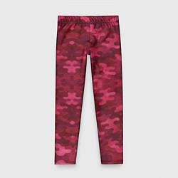 Детские легинсы Малиновый комуфляж