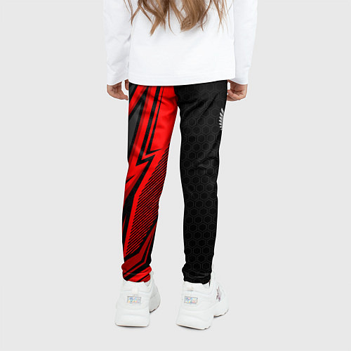 Детские легинсы Федерация бокса - Россия / 3D-принт – фото 4