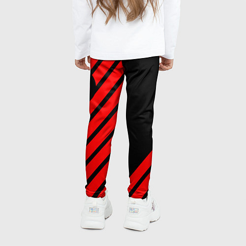 Детские легинсы Ajax геометрия / 3D-принт – фото 4