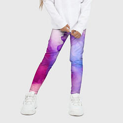 Леггинсы для девочки Цветная дымка, цвет: 3D-принт — фото 2