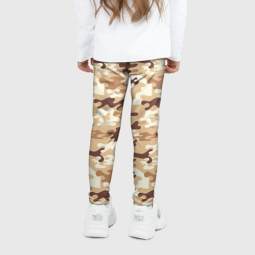 Детские легинсы Камуфляж армия / 3D-принт – фото 4