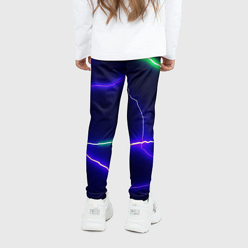 Детские легинсы Multicolored lightning / 3D-принт – фото 4
