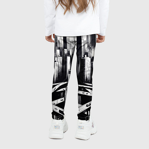 Детские легинсы American metropolis / 3D-принт – фото 4