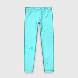 Детские легинсы Color light blue shapes
