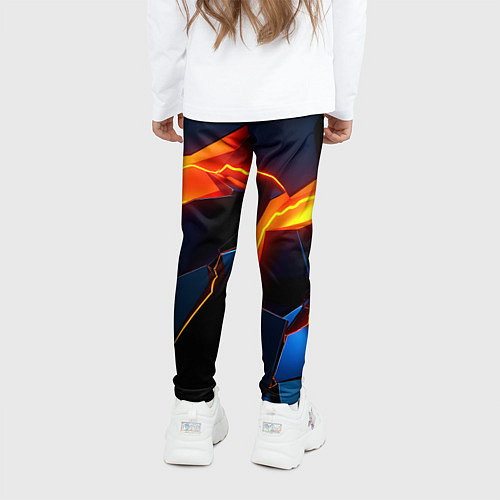 Детские легинсы Plate fractures / 3D-принт – фото 4