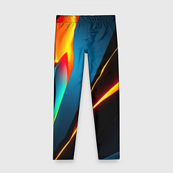 Леггинсы для девочки Multicoloured neon, цвет: 3D-принт
