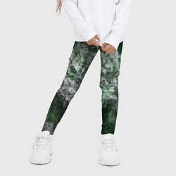 Леггинсы для девочки Абстракция - acid boom, цвет: 3D-принт — фото 2