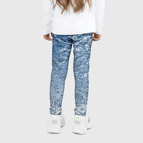 Детские легинсы Налипший снег / 3D-принт – фото 4