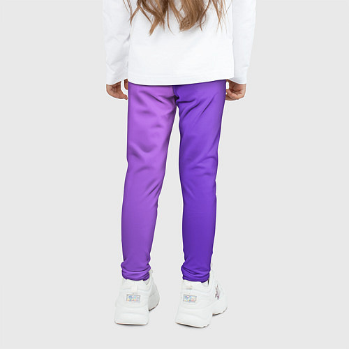 Детские легинсы The color is purple / 3D-принт – фото 4