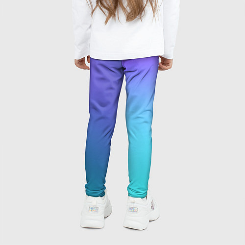 Детские легинсы Color multi-colored gradient / 3D-принт – фото 4