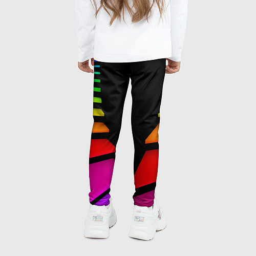 Детские легинсы Радужная лестница / 3D-принт – фото 4