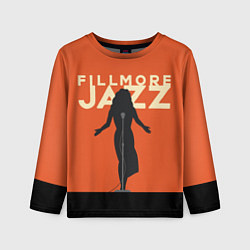 Лонгслив детский Fillmore Jazz, цвет: 3D-принт