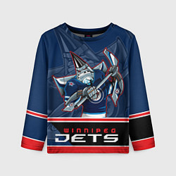 Лонгслив детский Winnipeg Jets, цвет: 3D-принт