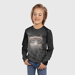 Лонгслив детский Grumpy Cat, цвет: 3D-принт — фото 2