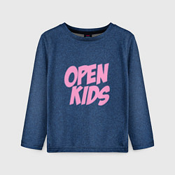 Лонгслив детский Open kids, цвет: 3D-принт