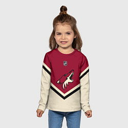 Лонгслив детский NHL: Arizona Coyotes, цвет: 3D-принт — фото 2