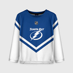 Лонгслив детский NHL: Tampa Bay Lightning, цвет: 3D-принт