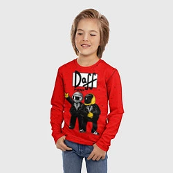 Лонгслив детский Daff Punk, цвет: 3D-принт — фото 2