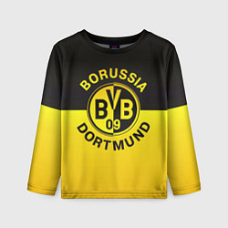 Лонгслив детский Borussia Dortmund FC, цвет: 3D-принт