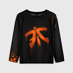 Лонгслив детский Fnatic: Black collection, цвет: 3D-принт