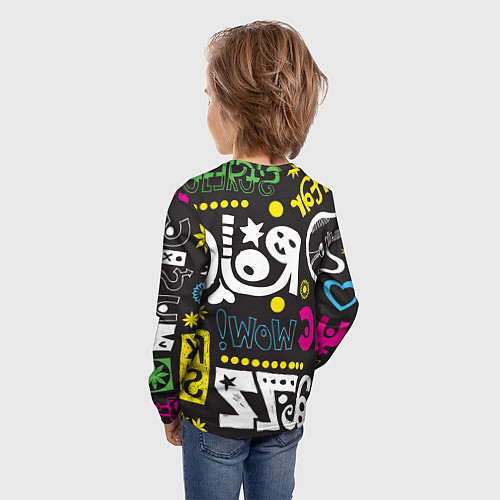 Детский лонгслив Instrumental Music / 3D-принт – фото 4