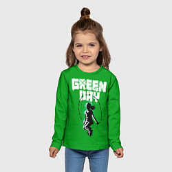 Лонгслив детский Green Day: Girl, цвет: 3D-принт — фото 2