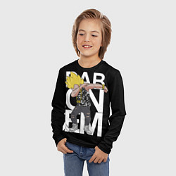 Лонгслив детский Dab On Em Rap, цвет: 3D-принт — фото 2